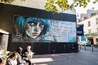 Herakut - Le M.U.R. N°195 - Rue Oberkampf 11è - Octobre 2015