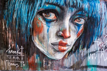 Herakut - Le M.U.R. N°195 - Rue Oberkampf 11è - Octobre 2015