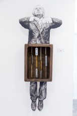 Levalet "GO !" exposition collective à la galerie Openspace du 24 octobre au 28 novembre 2015.