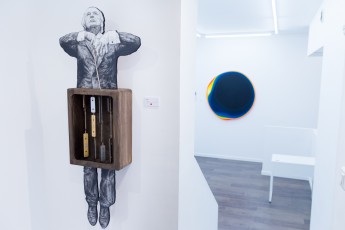 Levalet et Jan Kalab "GO !" exposition collective à la galerie Openspace du 24 octobre au 28 novembre 2015.