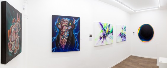 Nychos, Nawer et Jan Kalab "GO !" exposition collective à la galerie Openspace du 24 octobre au 28 novembre 2015.