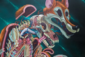 Nychos "GO !" exposition collective à la galerie Openspace du 24 octobre au 28 novembre 2015.