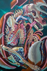 Nychos "GO !" exposition collective à la galerie Openspace du 24 octobre au 28 novembre 2015.