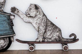 "Everyday Life Circus" exposition de Levalet à la galerie Openspace du 7 mai au 4 juin 2016