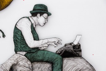 "Everyday Life Circus" exposition de Levalet à la galerie Openspace du 7 mai au 4 juin 2016