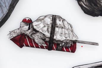 "Everyday Life Circus" exposition de Levalet à la galerie Openspace du 7 mai au 4 juin 2016