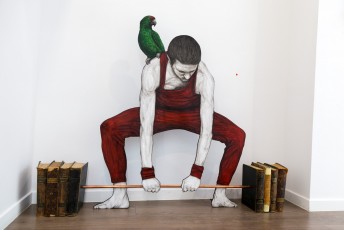 "Everyday Life Circus" exposition de Levalet à la galerie Openspace du 7 mai au 4 juin 2016