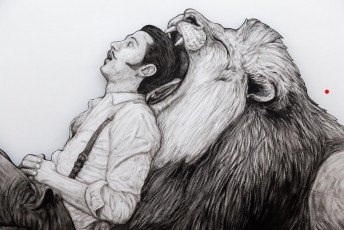 "Everyday Life Circus" exposition de Levalet à la galerie Openspace du 7 mai au 4 juin 2016