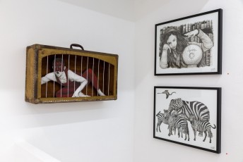 "Everyday Life Circus" exposition de Levalet à la galerie Openspace du 7 mai au 4 juin 2016