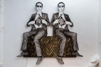 "Everyday Life Circus" exposition de Levalet à la galerie Openspace du 7 mai au 4 juin 2016