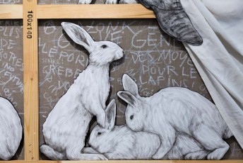 "Everyday Life Circus" exposition de Levalet à la galerie Openspace du 7 mai au 4 juin 2016