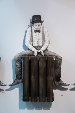 "Everyday Life Circus" exposition de Levalet à la galerie Openspace du 7 mai au 4 juin 2016