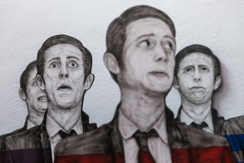 "Everyday Life Circus" exposition de Levalet à la galerie Openspace du 7 mai au 4 juin 2016