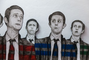 "Everyday Life Circus" exposition de Levalet à la galerie Openspace du 7 mai au 4 juin 2016