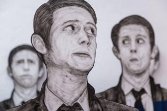 "Everyday Life Circus" exposition de Levalet à la galerie Openspace du 7 mai au 4 juin 2016