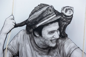 "Everyday Life Circus" exposition de Levalet à la galerie Openspace du 7 mai au 4 juin 2016