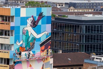 Faile - Work in progress - Rue Jeanne d'Arc 13è - Juin 2016