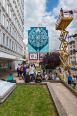 Shepard Fairey - Earth Crisis - Finished ! - Rue Jeanne d'Arc - Paris 13è - 19 Juin 2016