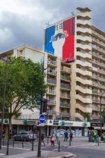 Liberté - Egalité - Fraternité /// Work in progress / Shepard Fairey - Boulevard Vincent Auriol - Juin 2016