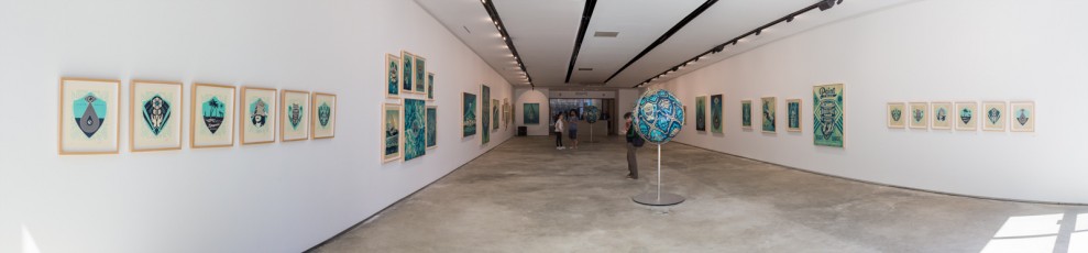 "Earth Crisis" exposition de Shepard Fairey à la galerie Itinerrance du 24 juin au 30 juillet 2016.