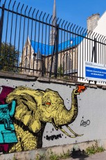Rétro graffitism - Ortopark - Boulevard de Ménilmontant 11è - Septembre 2016
