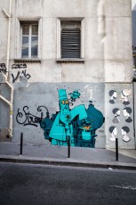 Rétro graffitism - Rue Jean-Baptiste Dumay 20è - Septembre 2016