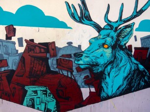 Rétro graffitism et Hobz - Ortopark - Rue de Crimée 19è - Octobre 2016