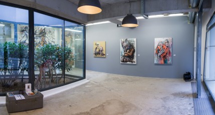 "Douce folie" exposition de Herakut à la galerie Mathgoth du 25 novembre au 24 décembre 2016