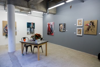 "Douce folie" exposition de Herakut à la galerie Mathgoth du 25 novembre au 24 décembre 2016