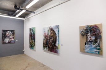 "Douce folie" exposition de Herakut à la galerie Mathgoth du 25 novembre au 24 décembre 2016