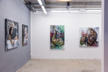 "Douce folie" exposition de Herakut à la galerie Mathgoth du 25 novembre au 24 décembre 2016