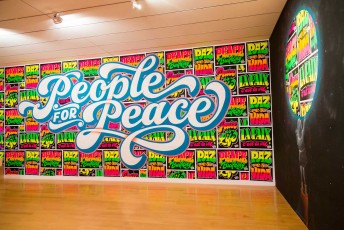 Elliot Tupac "Wall drawings - Icônes urbaines" exposition au musée d'Art Contemporain de Lyon du 30 septembre 2016 au 15 janvier 2017