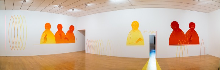 Teck "Wall drawings - Icônes urbaines" exposition au musée d'Art Contemporain de Lyon du 30 septembre 2016 au 15 janvier 2017