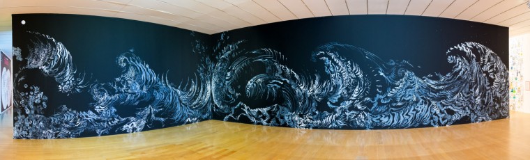 Charley Case "Wall drawings - Icônes urbaines" exposition au musée d'Art Contemporain de Lyon du 30 septembre 2016 au 15 janvier 2017