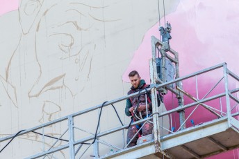 Conor Harrington - Boulevard Vincent Auriol 13è - Work in progress - Avril 2017