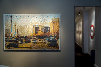 "Masterpieces" exposition d'Invader à la galerie Le Feuvre du 16 mars au 15 avril 2017