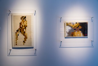 "Masterpieces" exposition d'Invader à la galerie Le Feuvre du 16 mars au 15 avril 2017