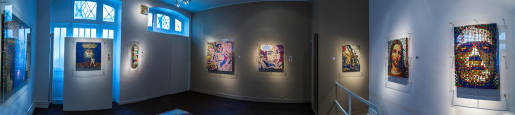 "Masterpieces" exposition d'Invader à la galerie Le Feuvre du 16 mars au 15 avril 2017