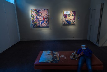 "Masterpieces" exposition d'Invader à la galerie Le Feuvre du 16 mars au 15 avril 2017