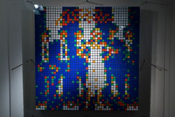 "Masterpieces" exposition d'Invader à la galerie Le Feuvre du 16 mars au 15 avril 2017