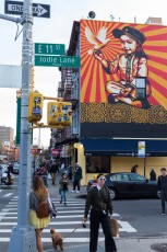 Shepard Fairey - Rise Above - 1st Avenue / 11th street - Manhattan - New York - Avril 2017