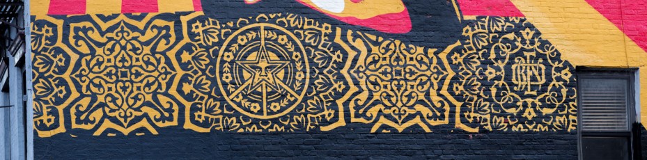 Shepard Fairey - Rise Above - 1st Avenue / 11th street - Manhattan - New York - Avril 2017