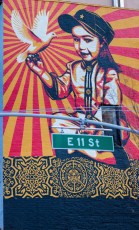 Shepard Fairey - Rise Above - 1st Avenue / 11th street - Manhattan - New York - Avril 2017