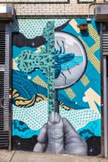 Tristan Eaton & Cyrcle - Roebling Street - Williamsburg - Brooklyn - New York - Avril 2017