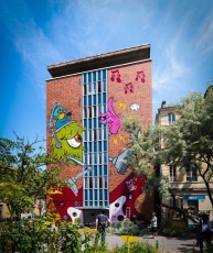 Jace - PUNK'S NOT DEAD ! - Les Grands Voisins - Avenue Denfert-Rochereau 14è - Juin 2017