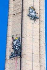 Twopy - Les Grands Voisins pour 14arts - Avenue Denfert-Rochereau 14è - Juin 2017