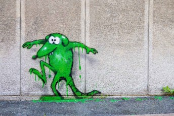 Twopy - Les Grands Voisins pour 14arts - Avenue Denfert-Rochereau 14è - Juin 2017