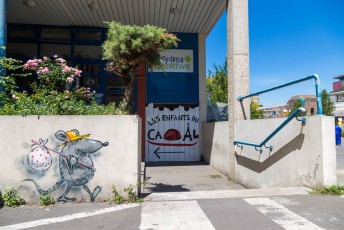 Twopy - Les Grands Voisins pour 14arts - Avenue Denfert-Rochereau 14è - Juin 2017