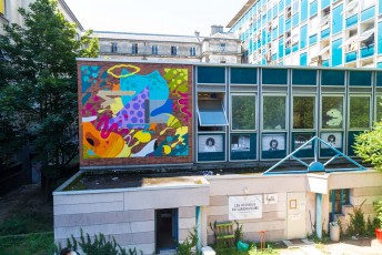 Les Grands Voisins pour 14arts - Avenue Denfert-Rochereau 14è - Juin 2017