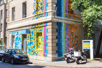 Marko93 - Les Grands Voisins pour 14arts - Avenue Denfert-Rochereau 14è - Juin 2017
